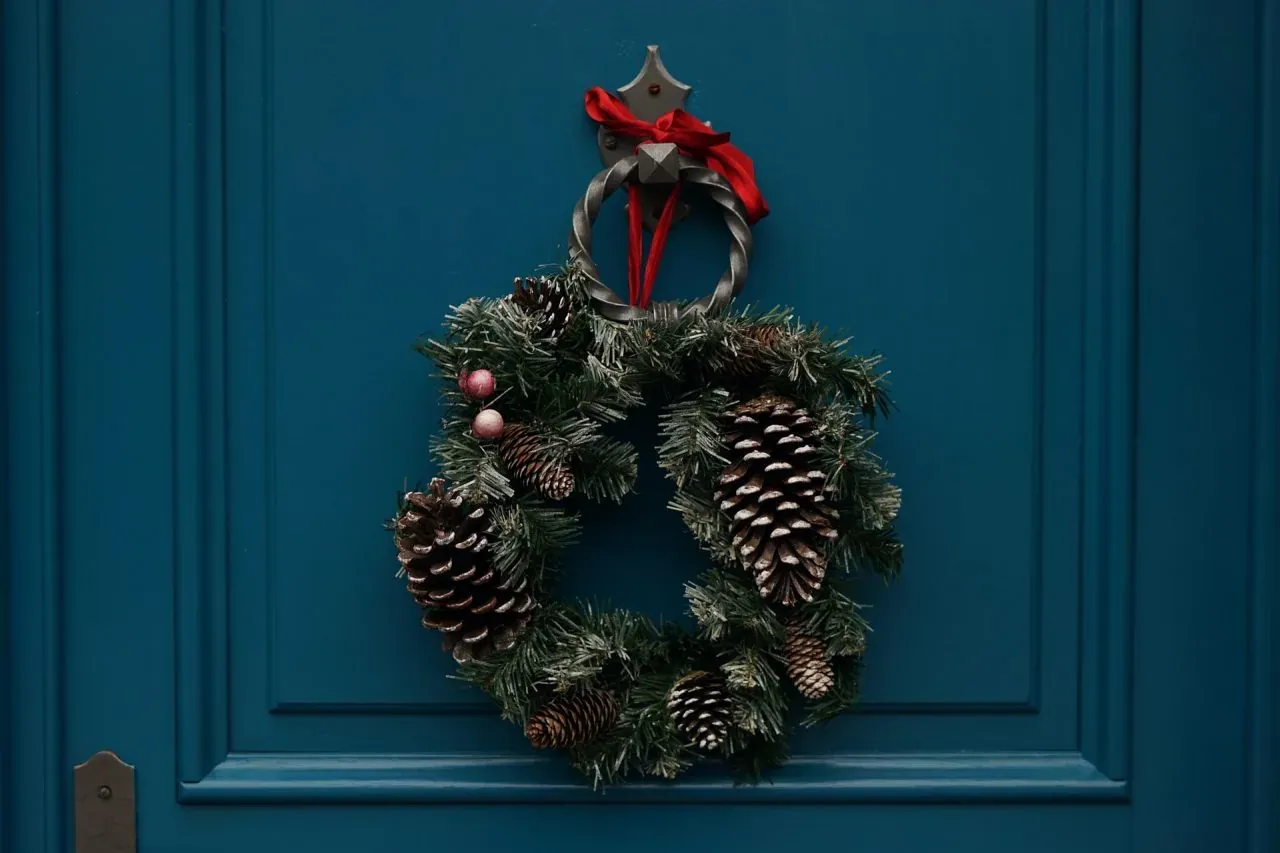 Festive winter scene in New Jersey during December