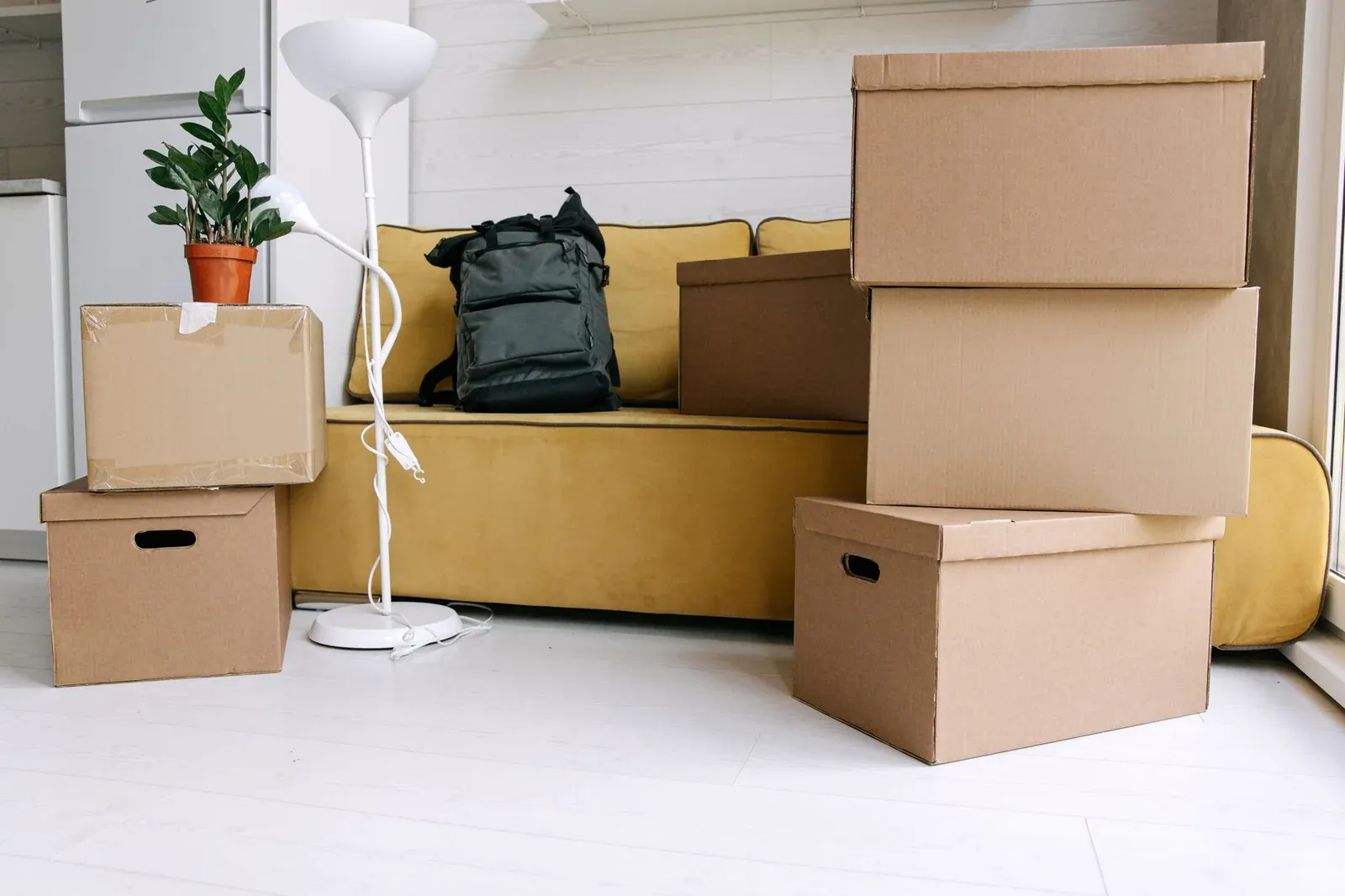 Movers loading boxes into a truck in New Jersey