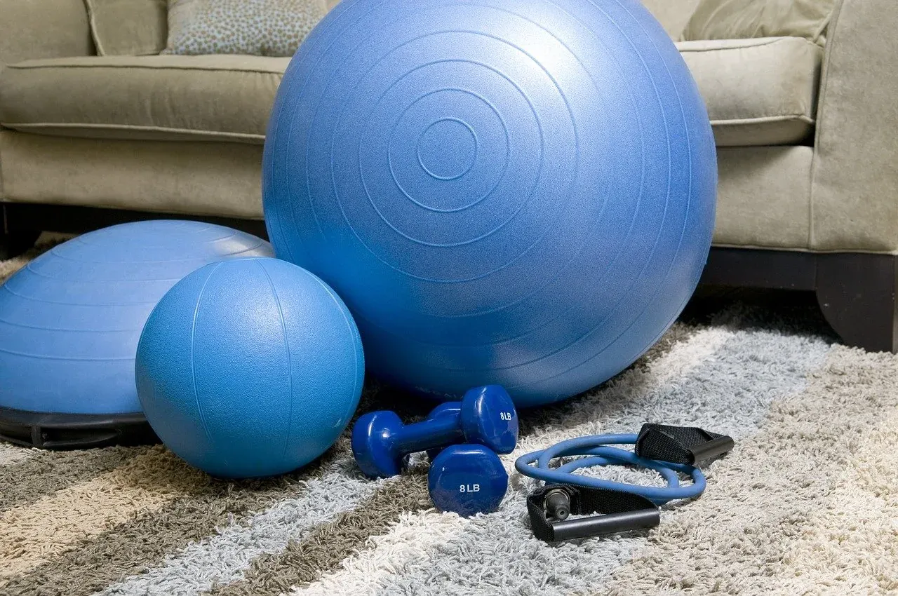 Home gym weights and equipment ready to be moved in New Jersey